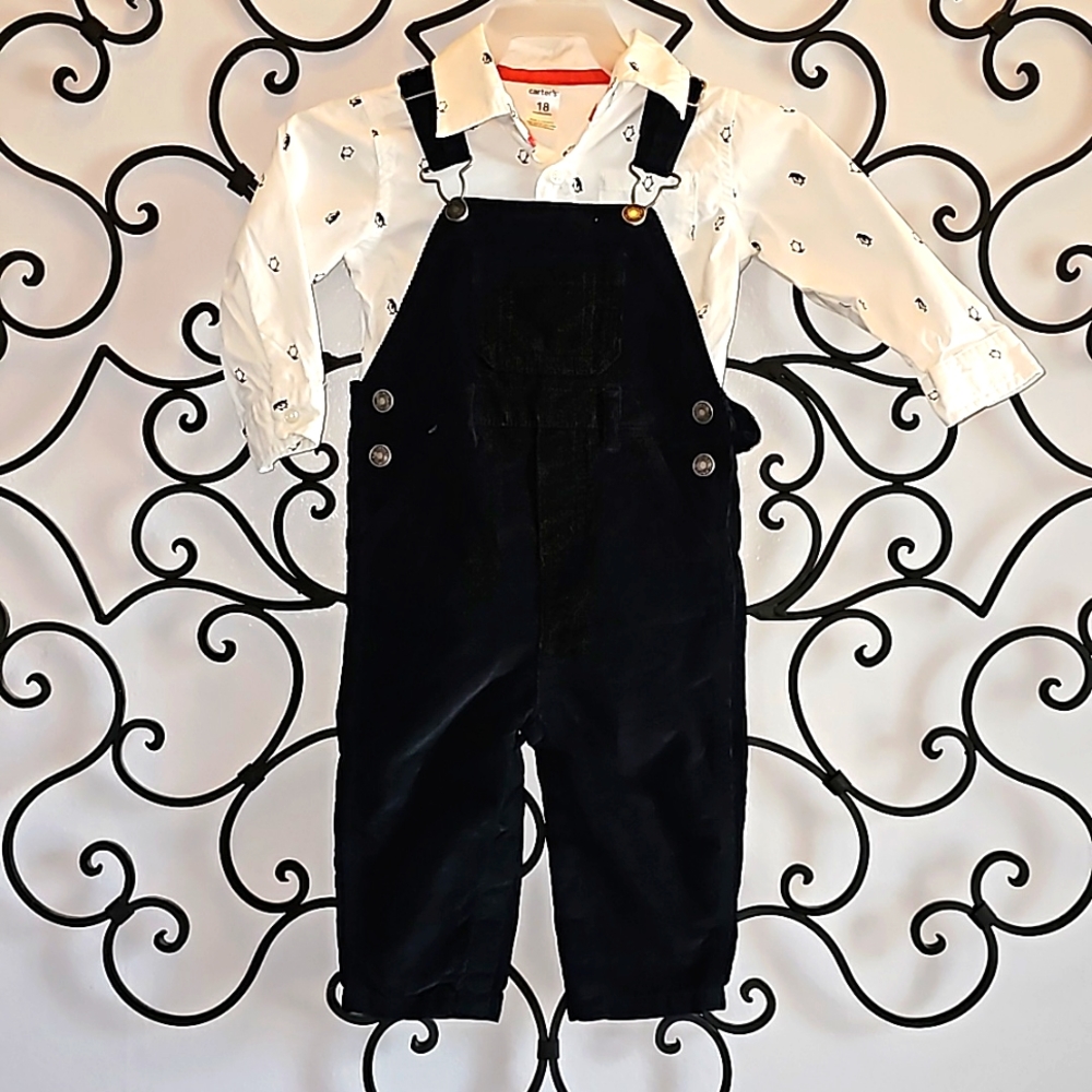 Boys Carter's Overall Set - 18mos